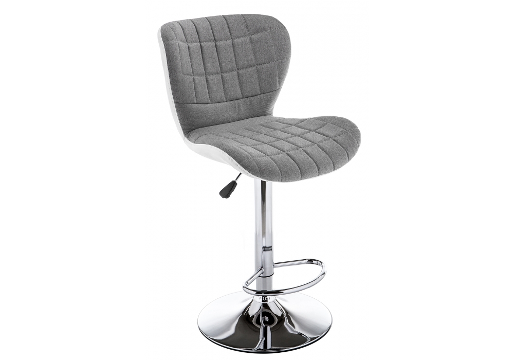 Барный стул Берд серый / белый